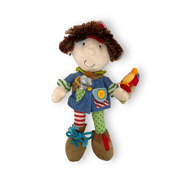 The Manhattan Toy Company Pirate Play and Learn to Dress 2006 Stuffed Plush Doll - Picture 1 of 11